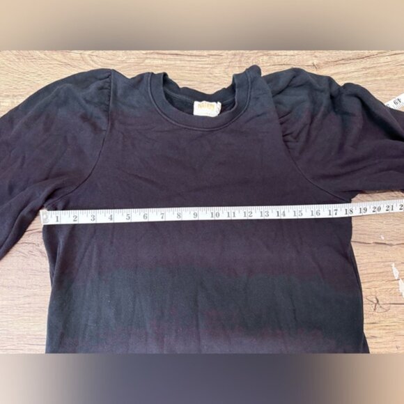 Nation LTD black sweatshirt‎ with puff sleeves size medium - Picture 4 of 6